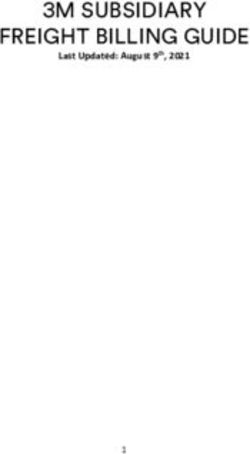 3M SUBSIDIARY FREIGHT BILLING GUIDE