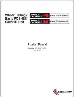 Whozz Calling? Basic POS 4&8 Caller ID Unit Product Manual - Revision 3.2 -01/05/2021