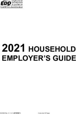 2021 HOUSEHOLD EMPLOYER'S GUIDE