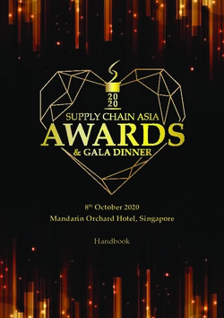 Mandarin Orchard Hotel, Singapore - Handbook 8th October 2020