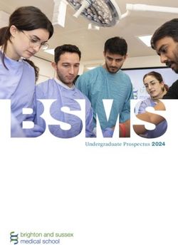 Brighton and Sussex Medical School - Undergraduate Prospectus 2024