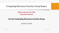 Computing Resources Scrutiny Group Report - For the Computing Resources Scrutiny Group - CERN Indico