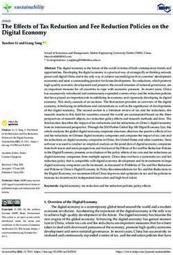 The Effects of Tax Reduction and Fee Reduction Policies on the Digital Economy