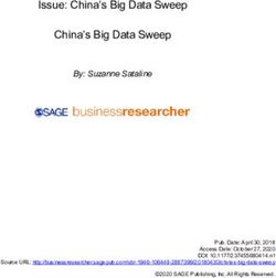 Issue: China's Big Data Sweep China's Big Data Sweep