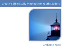 Creative Bible Study Methods for Youth Leaders - Grahame Knox