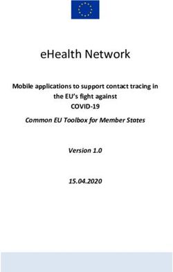 EHealth Network COVID-19 - Mobile applications to support contact tracing in the EU's fight against - Europa EU
