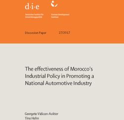 The effectiveness of Morocco's Industrial Policy in Promoting a National Automotive Industry - Georgeta Vidican-Auktor Tina Hahn