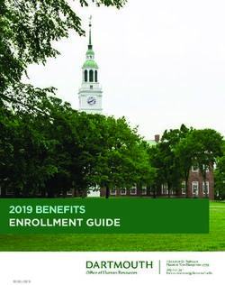 2019 BENEFITS ENROLLMENT GUIDE - Dartmouth College