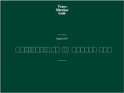 Tailings Dam Management - August 2019 - Trans-Siberian Gold