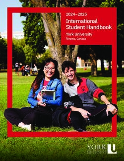 York University Toronto Canada - International Student Handbook 2024-2025