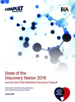 State of the Discovery Nation 2018 - and the role of the Medicines Discovery Catapult - Amazon S3