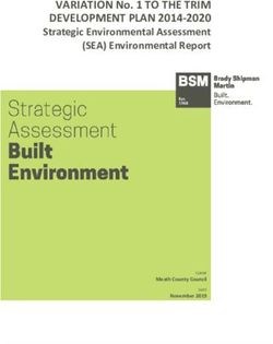 VARIATION No. 1 TO THE TRIM DEVELOPMENT PLAN 2014-2020