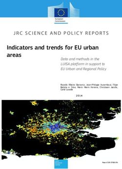 Indicators and trends for EU urban areas - JRC Publications ...