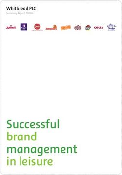 Successful brand management in leisure - Whitbread PLC Summary Report 2003/4