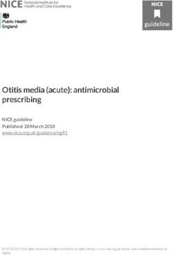 Otitis media (acute ): antimicrobial prescribing - NICE