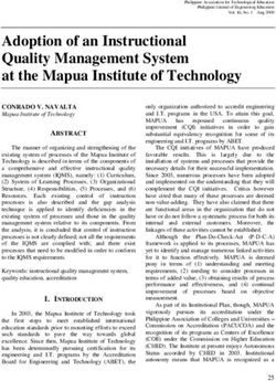 Adoption of an Instructional Quality Management System at the Mapua Institute of Technology