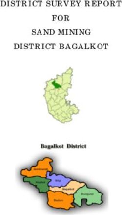 DISTRICT SURVEY REPORT FOR SAND MINING DISTRICT BAGALKOT