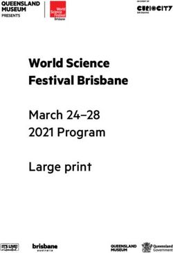 World Science Festival Brisbane - March 24-28 2021 Program Large print
