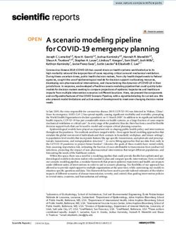 A scenario modeling pipeline for COVID 19 emergency planning - Nature
