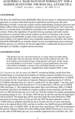 ACQUIRING A 'BASE DATUM OF NORMALITY' FOR A MARINE ECOSYSTEM: THE ROSS SEA, ANTARCTICA