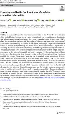 Evaluating rural Pacific Northwest towns for wildfire evacuation vulnerability