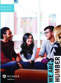 VIE WBOOK 2018/2019 - Humber College