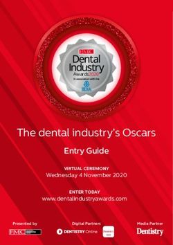 The dental industry's Oscars - Entry Guide Awards2020 - Dental Industry Awards