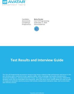 Test Results and Interview Guide - HR Avatar
