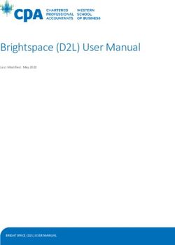 Brightspace (D2L) User Manual - CPAWSB