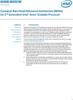 Reference Architecture - Intel Builders