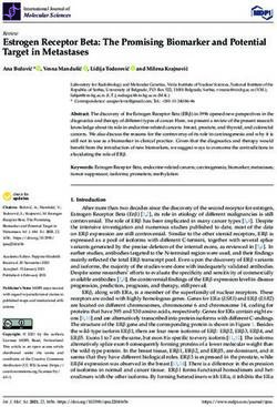 Estrogen Receptor Beta: The Promising Biomarker and Potential Target in Metastases - ResearchGate