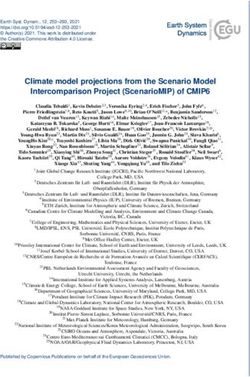 Climate model projections from the Scenario Model Intercomparison Project (ScenarioMIP) of CMIP6 - Earth System Dynamics