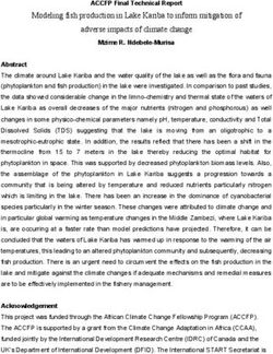 Modeling fish production in Lake Kariba to inform mitigation of adverse impacts of climate change