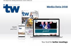 Media Data 2018 - Your tool for better meetings Digital and Print - IMEX Frankfurt