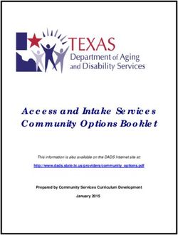 Access and Intake Services Community Options Booklet - by Community Services ...
