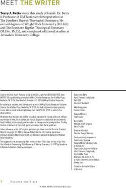 MEET THE WRITER - First Baptist Church of Universal City