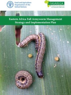 Eastern Africa Fall Armyworm Management Strategy and Implementation Plan - ASARECA