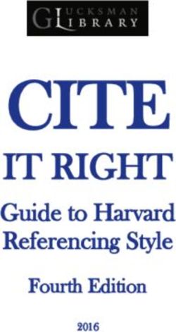 CITE IT RIGHT Guide to Harvard Referencing Style - University of Limerick