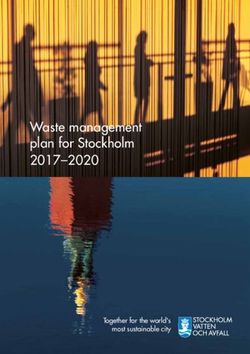Waste management plan for Stockholm 2017-2020 - Together for the world's most sustainable city