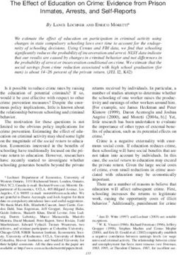 The Effect of Education on Crime: Evidence from Prison Inmates, Arrests, and Self-Reports