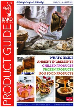 WHAT'S INSIDE AMBIENT INGREDIENTS CHILLED PRODUCTS FROZEN PRODUCTS NON FOOD PRODUCTS - Bako Western