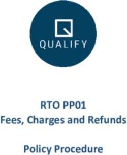 RTO PP01 Fees, Charges and Refunds Policy Procedure - Qualify Training