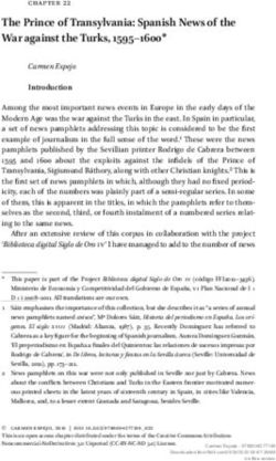 The Prince of Transylvania: Spanish News of the War against the Turks, 1595-1600* - Brill