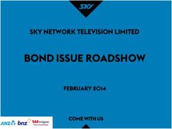 BOND ISSUE ROADSHOW SKY NETWORK TELEVISION LIMITED - FEBRUARY 2014