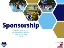 Sponsorship UCLA 2020 Angel City Games presented by The Hartford June 18 - 21, 2019