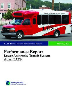 Performance Report Lower Anthracite Transit System d.b.a., LATS - LATS Transit System Performance Review