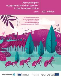 Accounting for ecosystems and theirservices in theEuropean Union - European Commission