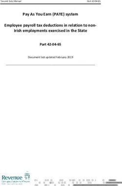Pay As You Earn (PAYE) system Employee payroll tax deductions in relation to non-Irish employments exercised in the State - Revenue Commissioners