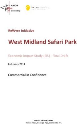 West Midland Safari Park - Economic Impact Study (EIS) - Final Draft February 2011 - Wyre Forest District Council