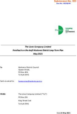 The Lines Company Limited Feedback on the draft Waitomo District Long-Term Plan May 2021 - Waitomo District Council